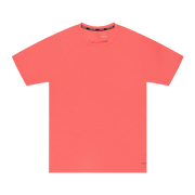 Grid Tex Running Tee | Rouge Red HTR | Small